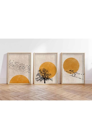 3 Wanddecoraties - 35 x 50 cm