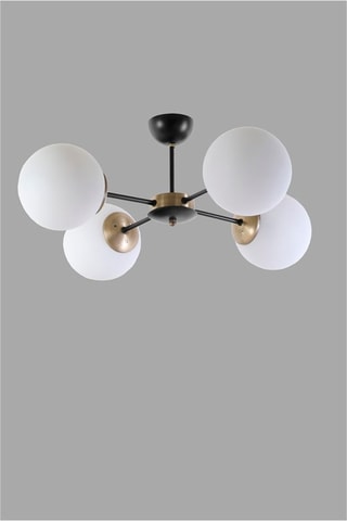 Plafondlamp Yeni Sahra - Bronskleurig - 4 x 60 W