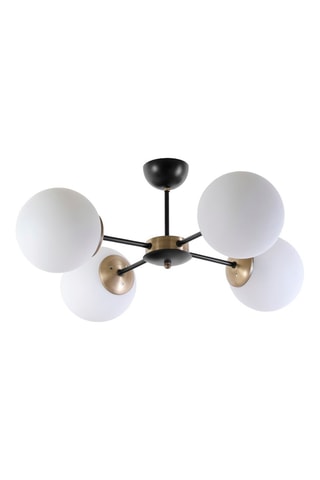Plafondlamp Yeni Sahra - Bronskleurig - 4 x 60 W