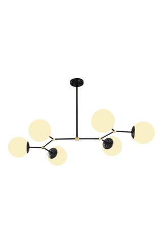 Hanglamp - Zwart - 6 x 100 W