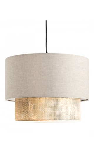 Hanglamp - Beige en Naturel - 40 W