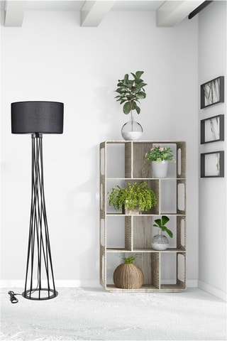 Staanlamp Picasso - Zwart - 60 W