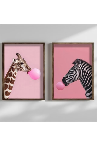 2 MDF Wanddecoraties Monique - 70 x 50 cm 