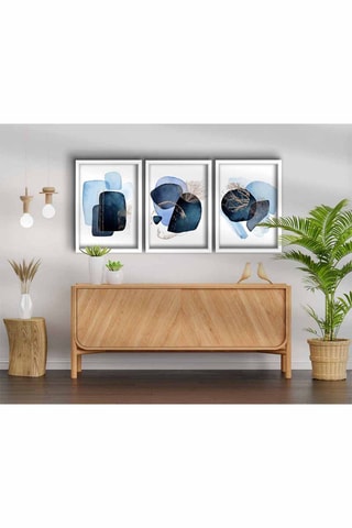 3 Wanddecoraties - 38 x 53 cm