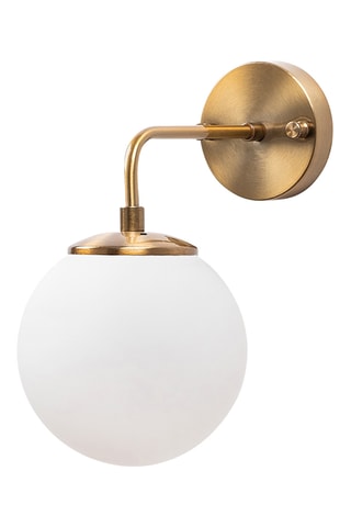 Wandlamp Viran - Goudkleurig en Wit - 40 W