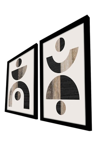 2 Wanddecoraties - 38 x 53 cm