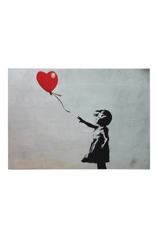 Wanddecoratie “Girl With Balloon” Banksy - 50 x 70 cm