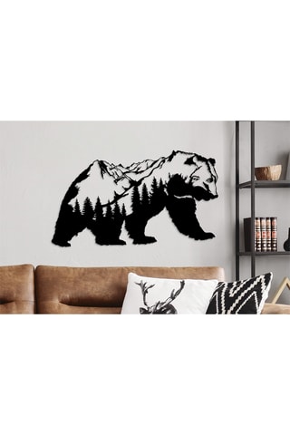 Décoration murale - 71 x 41 cm -  Noir