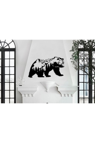 Décoration murale - 71 x 41 cm -  Noir