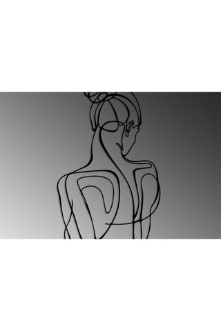 Décoration murale Sorella - 34 x 61 cm - Noir