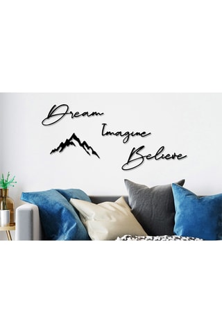 Décorations murales Dream Imagine Belive - 47 x 16/47 x 15/37 x 19/50 x 18,5 cm