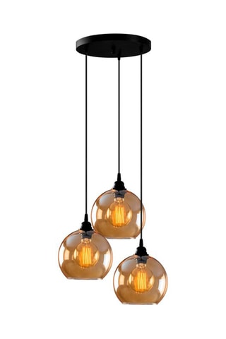 Hanglamp Gold - Zwart en Goudkleurig - 3 x 40 W