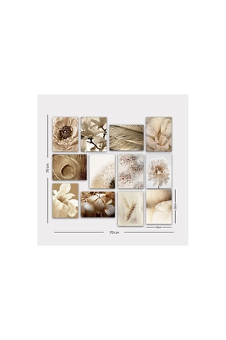 12 Wanddecoraties - 20 x 15 cm