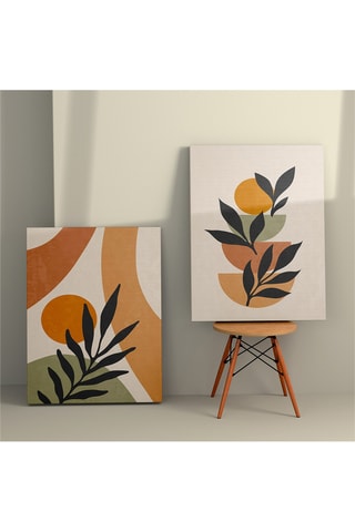 2 Houten Wanddecoraties - 70 x 50 cm (2 stuks)