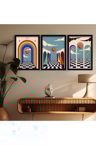 3 Wanddecoraties - 38 x 53 cm