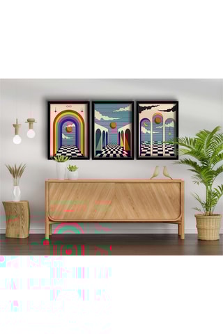 3 Wanddecoraties - 38 x 53 cm