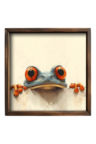 Rubberhouten Wanddecoratie - 50 x 50 x 3,5 cm