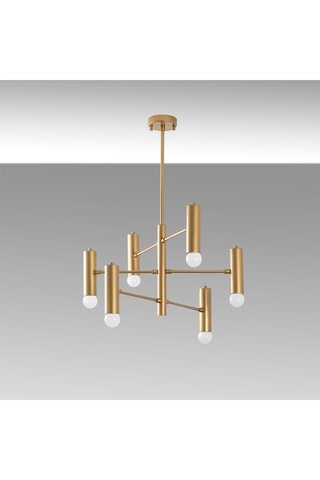 Hanglamp Gharib - Goudkleurig - 6 x 40 W