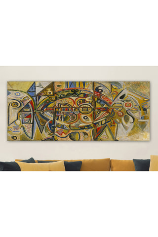Wanddecoratie “Woestijn” Richard Pousette-Dart - 50 x 120 cm