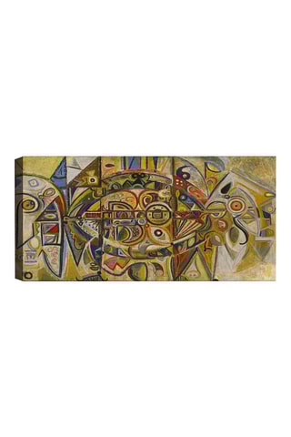 Wanddecoratie “Woestijn” Richard Pousette-Dart - 50 x 120 cm