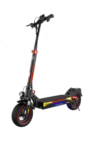 Trottinette électrique - Gris et rouge