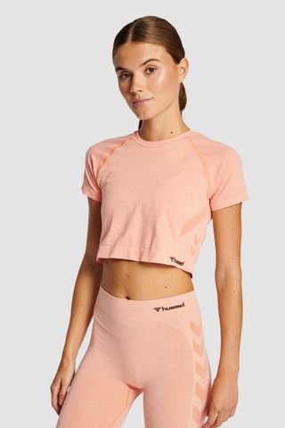 Crop top - Orange clair