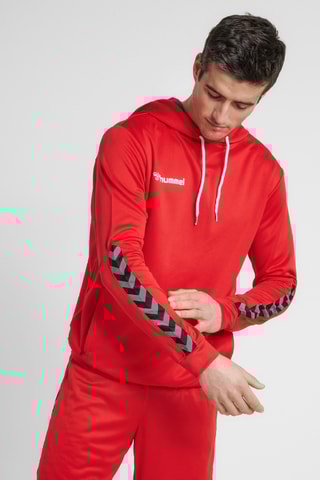 Sweat à capuche - Rouge