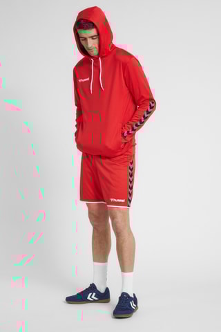 Sweat à capuche - Rouge