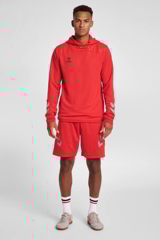 Sweat à capuche - Rouge