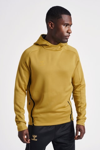 Sweat à capuche - Jaune moutarde