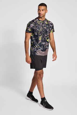 T-shirt - Marron et noir