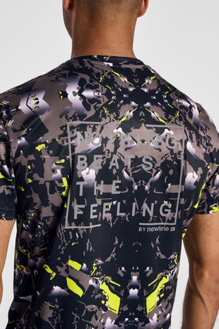 T-shirt - Marron et noir