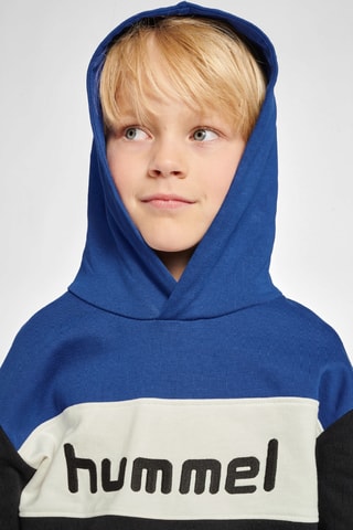 Sweat à capuche - Noir et bleu