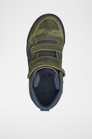 Baskets montantes - Vert et bleu marine