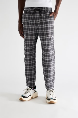 Broek - Donkergrijs en Ecru