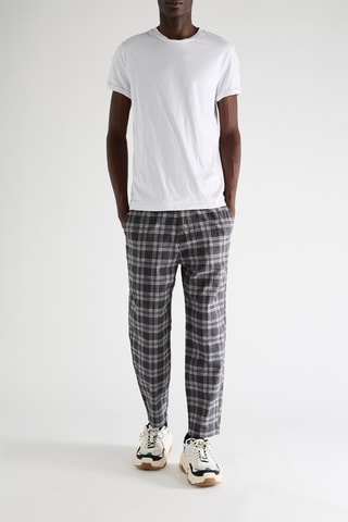 Broek - Donkergrijs en Ecru