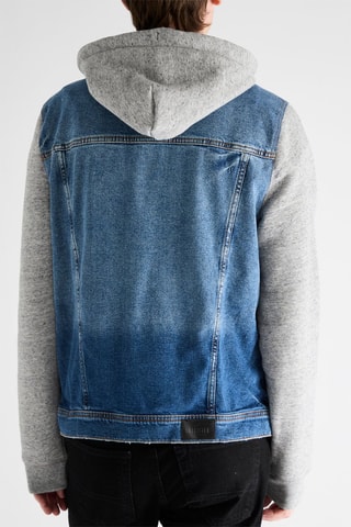 Jasje 2 Materialen - Blauw en Gemêleerd Grijs