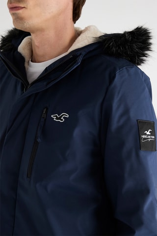 Parka à capuche - Bleu marine