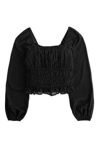 Crop Top - Zwart