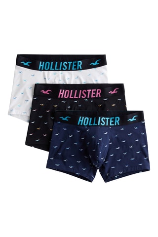 3 Boxers - Marineblauw en Zwart
