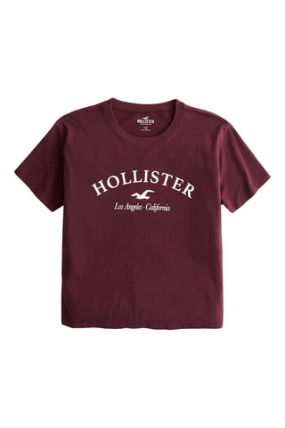 T-shirt - Bordeauxrood