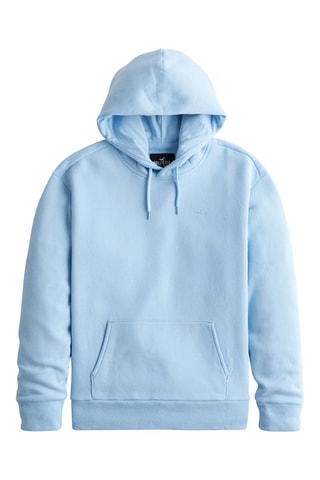 Fleece Sweater met Capuchon - Hemelsblauw