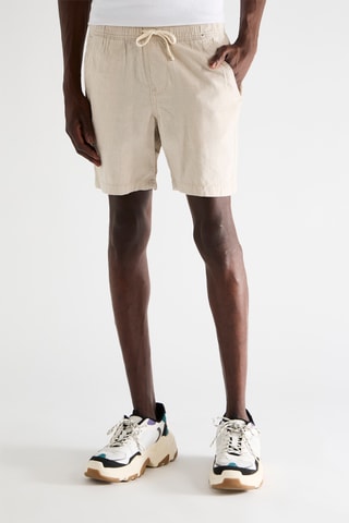 Linnen Short - Zandkleurig
