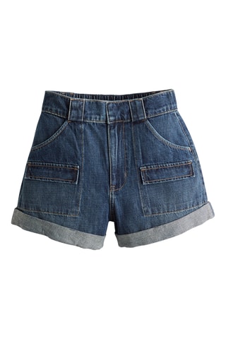Spijkershort - Blauw