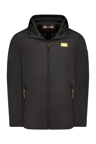 Blusão Softshell com capuz Teskana - Preto - Preto