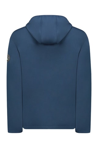 Blusão Softshell com capuz Teskana - Preto - Azul-marinho