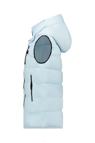 Colete com capuz Dolbana - Azul-claro