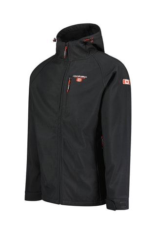 Blusão Softshell com capuz Takitana - Preto - Preto