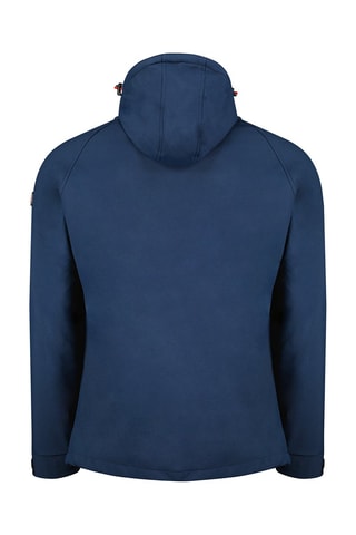 Blusão Softshell com capuz Takitana - Preto - Azul-marinho