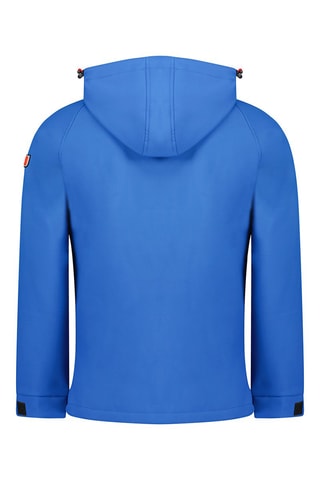 Blusão Softshell com capuz Takitana - Preto - Azul